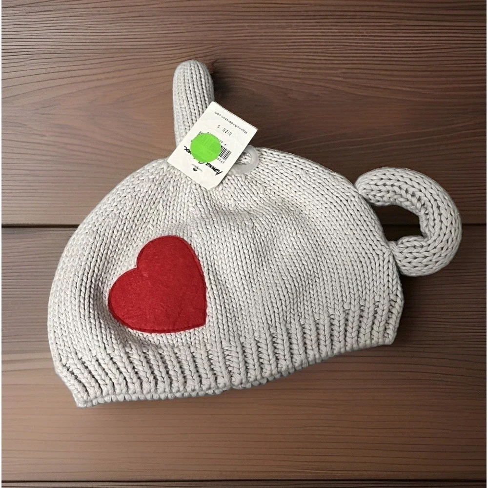 HANNA ANDERSSON Knit Tin Man Beanie Hat Cap - Wizard Of Oz - Sz S NWT!